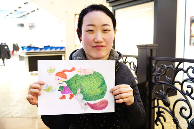 ▲ 캐릭터 일러스트레이터로 활동하고 있는 장미정 작가.