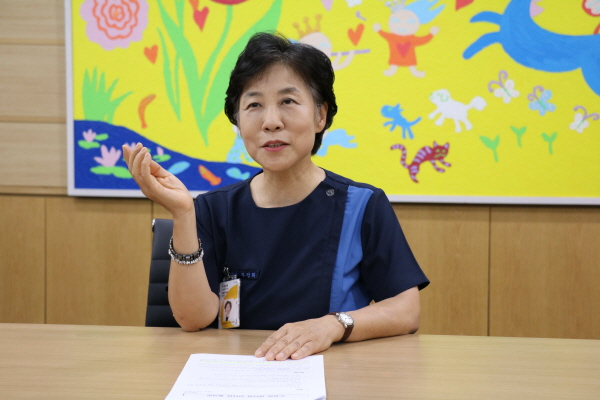 어려운 어린이재활 현실 속에서도 역주행하고 있는 푸르메병원을 응원하는 마음으로 함께하는 두정희 센터장