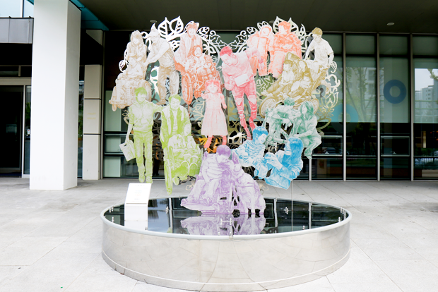 푸르메재단 넥슨어린이재활병원 상징 조형물 ‘사랑해요’.