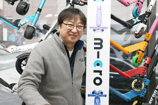 킥보드를 통해 어린이재활병원 건립부터 운영까지 돕고 있는 ㈜지오인포테크 이노베이션 주병교 총괄본부장