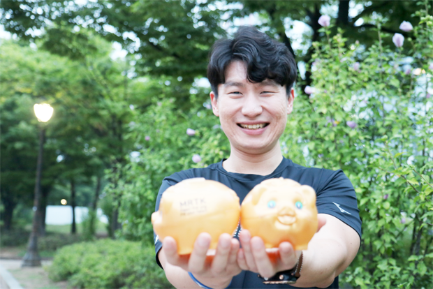 함께 달린 만큼의 금액을 모금하는 러닝 크루 MRTK의 이진형 대표