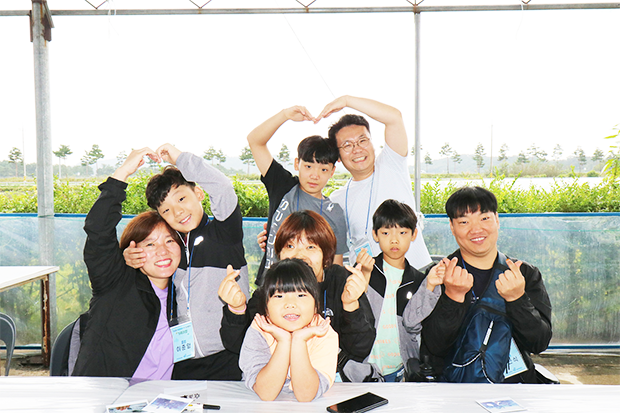 효성과 푸르메재단 가족들