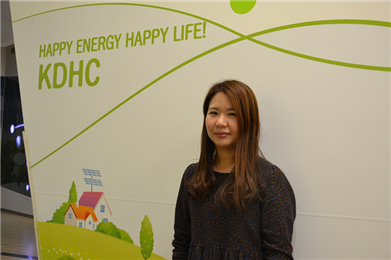 ▲ 한국지역난방공사 동반성장팀의 임선정 사회복지사