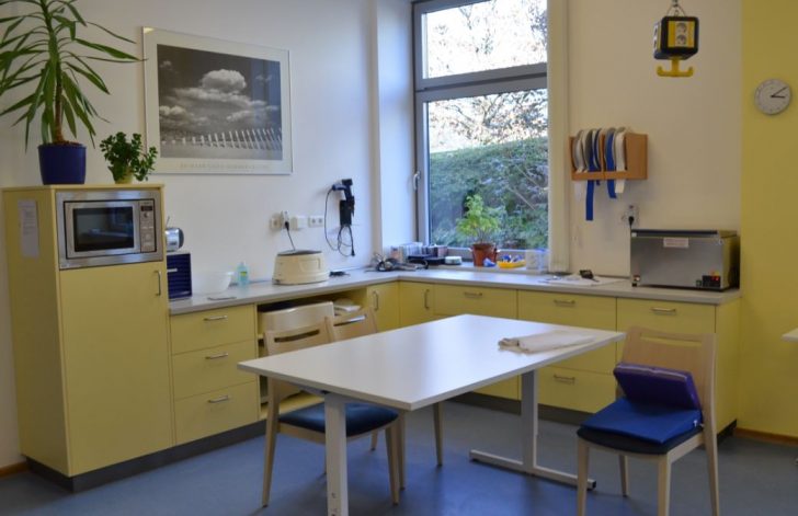 ▲ 일상생활 훈련이 가능한 공간에는 신체활동 중심으로 훈련할 수 있도록 도와주는 다양한 일상도구들이 구비되어 있었다.