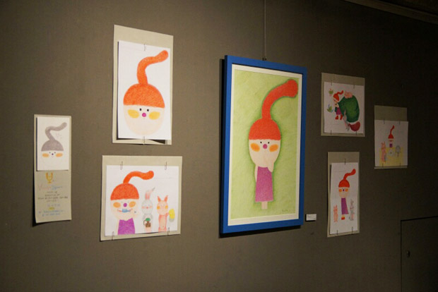 ▲ 지난 10월 상록수 아트상품전시회 <알록달록>에 출품한 ‘보와 친구들의 그림이야기’ 작품.