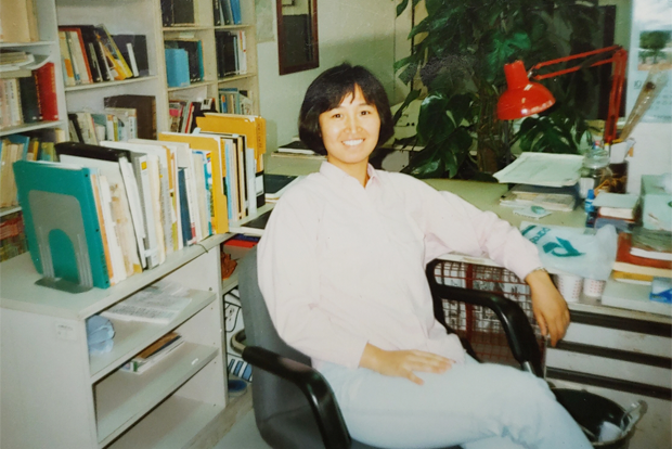 건축사무소에서 일하던 20대 시절의 고경미 씨. (고경미 씨 제공)