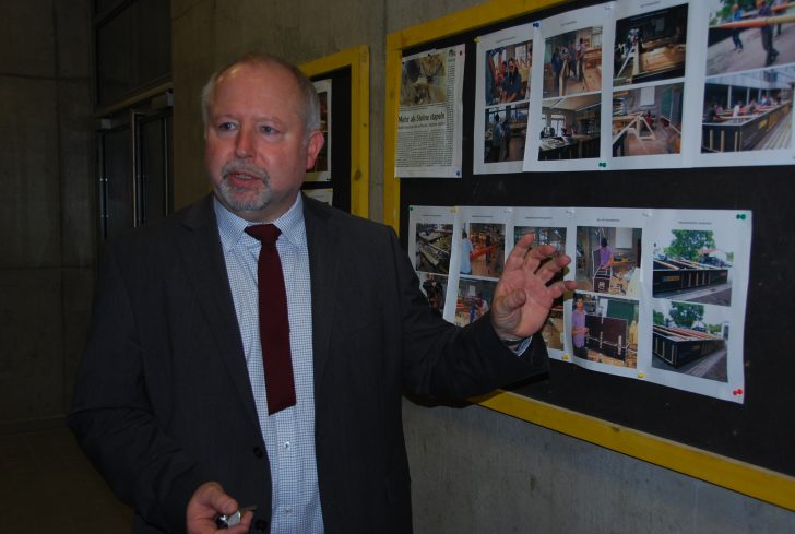 ▲ 레겐스 바그너 직업학교 교장인 프란츠 슈미트(Franz Schmid, StD)