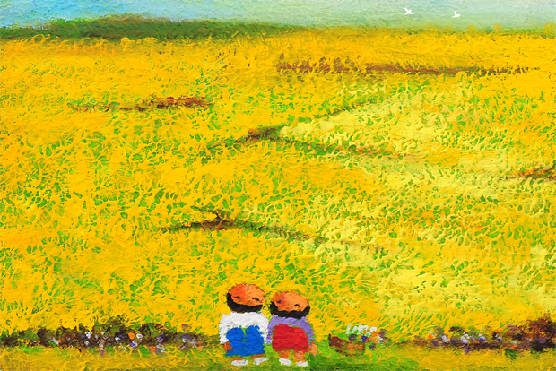 유년시절의 추억을 그린 ‘봄날의 추억’