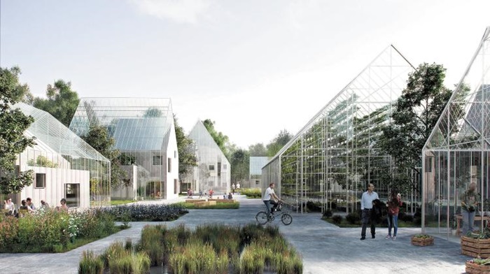 네덜란드 알미르 지역에 생길 친환경 스마트팜 공동체 ‘Regen Village’ 개념도.