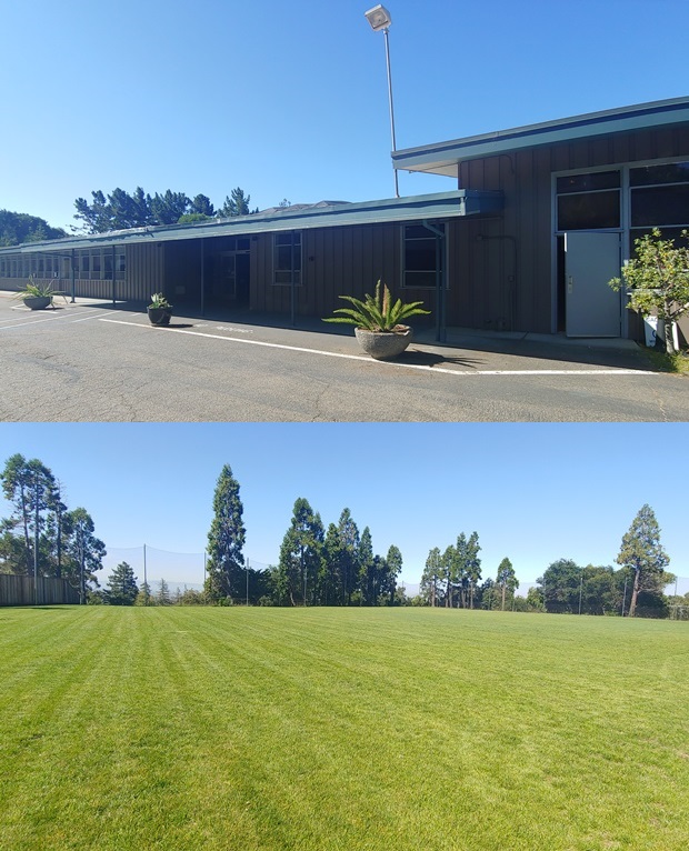 '어빌러티 나우' 외관과 잔디밭 풍경