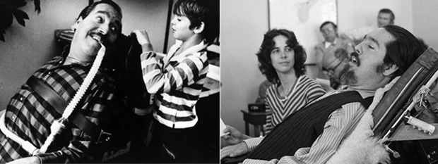 미국 장애인의 아버지 에드워드 로버츠와 기념센터(왼쪽)과 에드워드 로버츠 모습