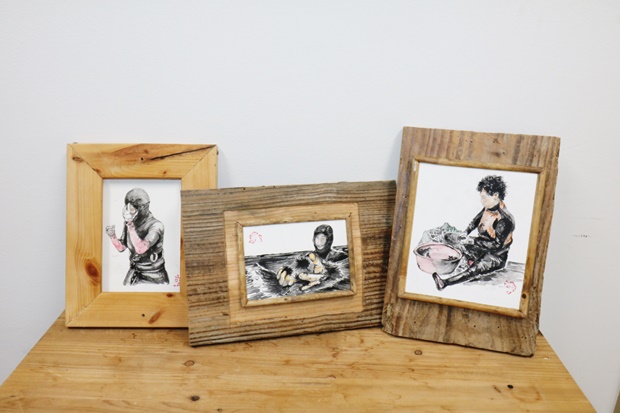 한익종 기부자가 기증한 ‘해녀’ 그림.