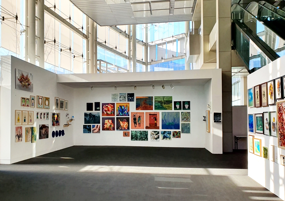 스페이스K 채러티바자 2019 전시장