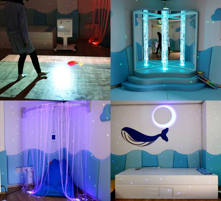 스누젤렌 치료실의 각 장비들