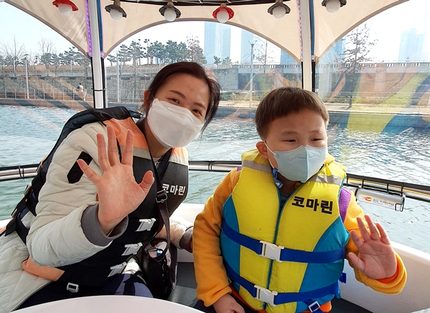 허혜은 기부자와 아들 김강비 군