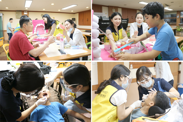 이동치과는 장애인 거주시설을 찾아가 치과 치료와 구강관리 교육을 진행합니다.