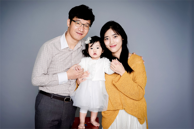 딸의 첫 돌 기념으로 기부한 김의신 씨