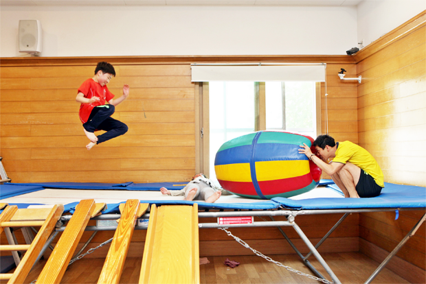 장애인의 신체적 기능을 회복하는 심리운동