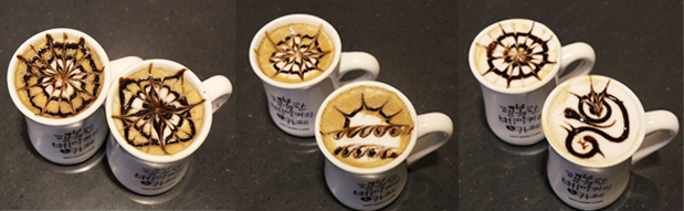 바리스타 스킬 부문 출품작