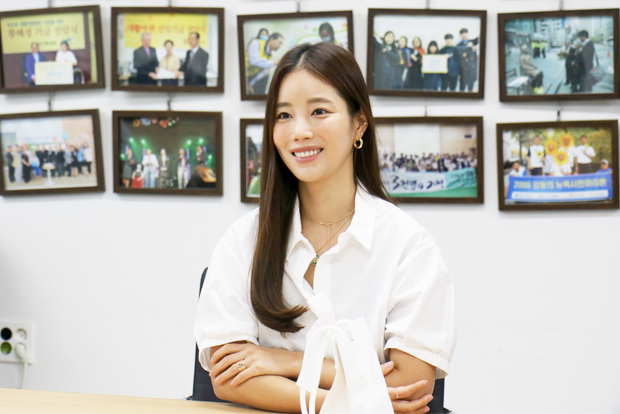 “나눔은 곧 내가 행복해지는 길이에요. 많은 분들이 저처럼 기쁨을 얻으면 좋겠어요.”