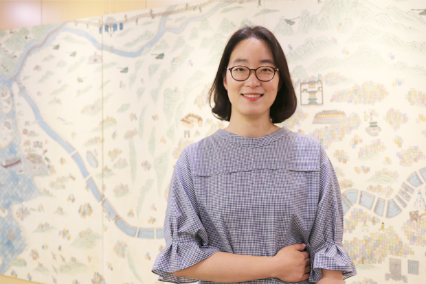 푸르메스마트팜이 우리 사회를 비추는 희망의 일터가 되어 달라고 당부하는 조연지 기부자