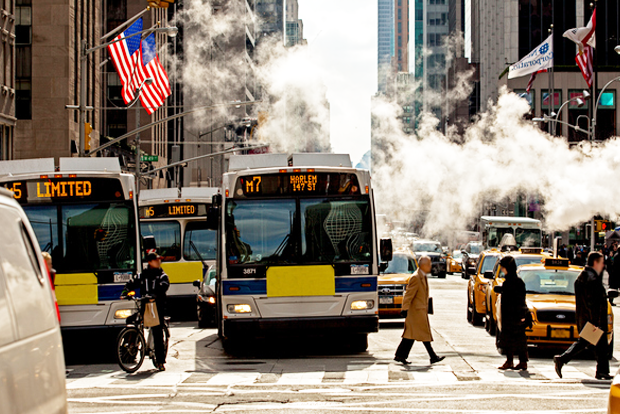 장애인‧노인 등 교통 약자를 배려하는 뉴욕의 버스 (게티이미지뱅크)