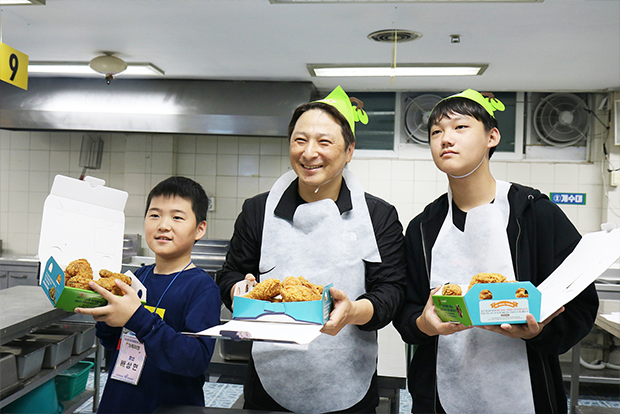 치킨을 만들어본 가족들