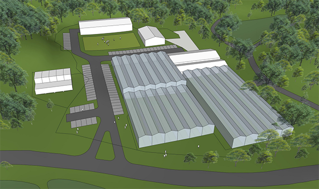 푸르메재단이 여주에 건립 예정인 푸르메스마트팜 조감도