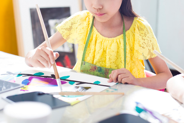 신용카드사회공헌재단 덕분에 미술공부를 시작한 어린이