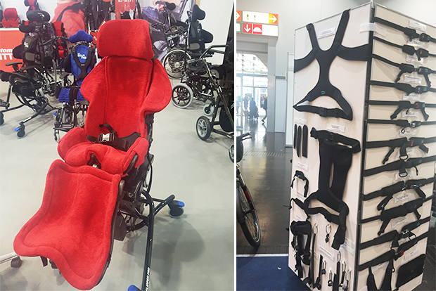 자세유지 보조기기와 여러 종류의 벨트