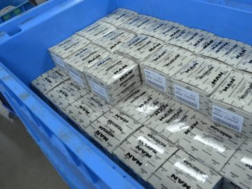 ▲ 유럽 최대의 화물차 제조사인 MAN社에 부품으로 납품하는 생산품