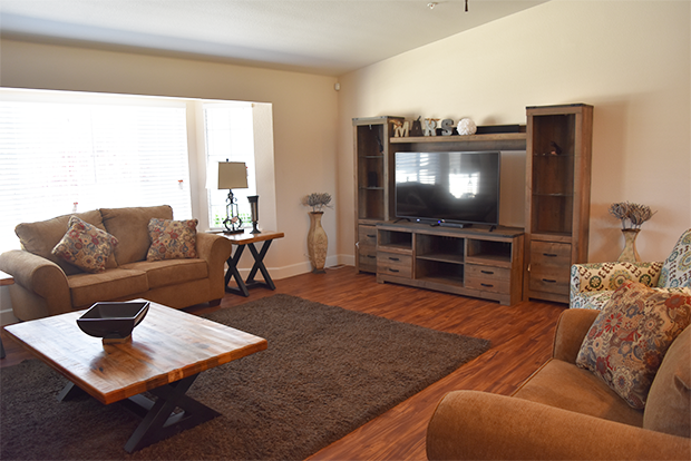 거주인들을 위한 공동 거실