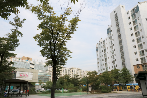 집과 5분 거리에 있는 푸르메재단 넥슨어린이재활병원