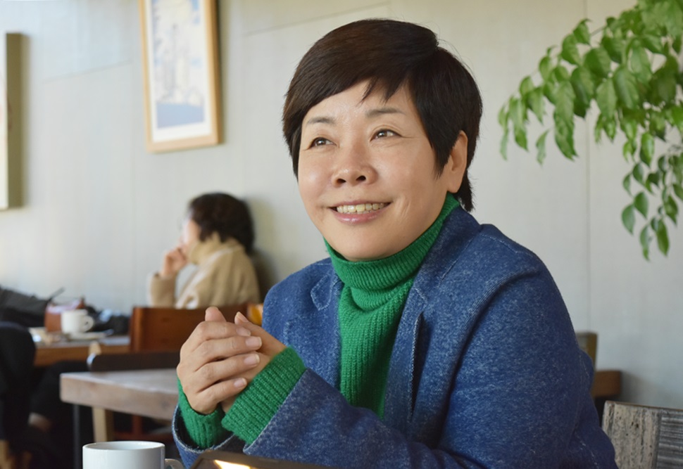 김미화씨의 삶은 매순간 도전이다.