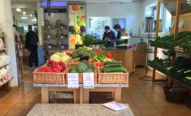 발달장애인이 생산한 작물을 판매하는 공간. 사진=최미영 실장