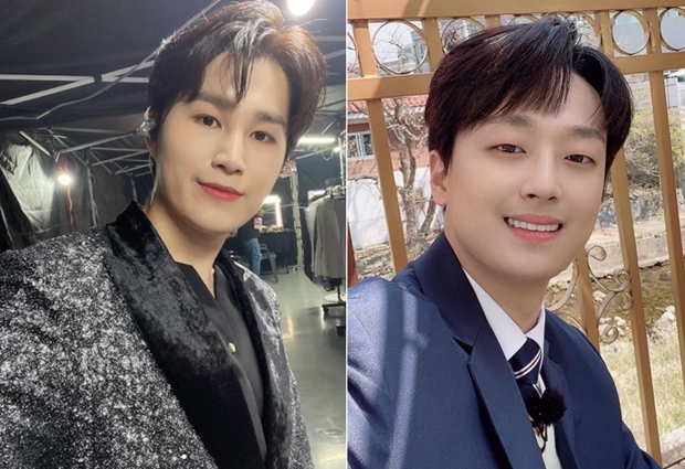 선한트롯 가왕전 상금을 기부한 가수 김희재(왼쪽)와 이찬원. 출처: 가수 인스타그램