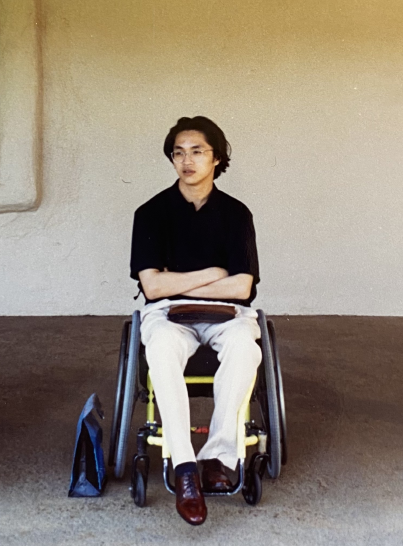 대학시절 교정에서