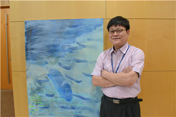 ▲ 효성나눔사랑봉사단 지원사무국 김봉수 담당자