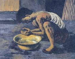 ▲ 초기작품<세수>