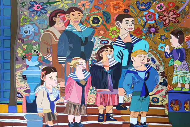 꽃 · sound of music, acrylic on canvas, 119x91cm, 2013